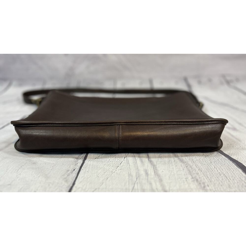VTG Coach Metropolitan Briefcase Brown Leather Messenger Bag Classic Work Bag - Picture 5 of 9